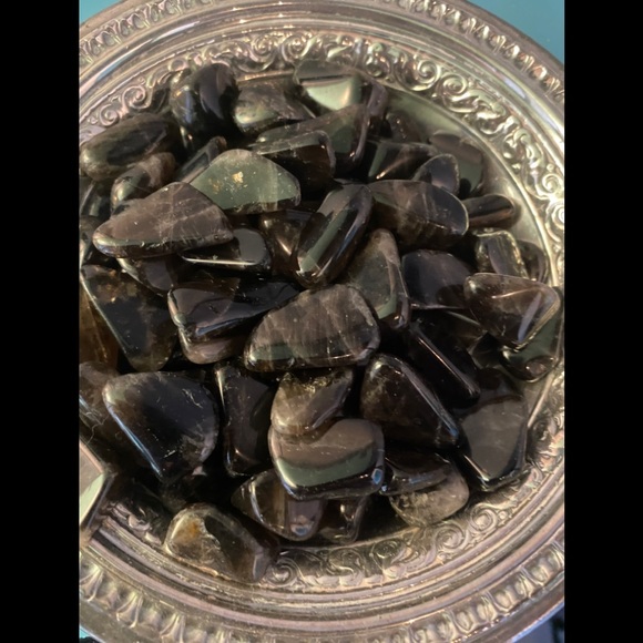 6 small Polished smoky quartz - Picture 2 of 4